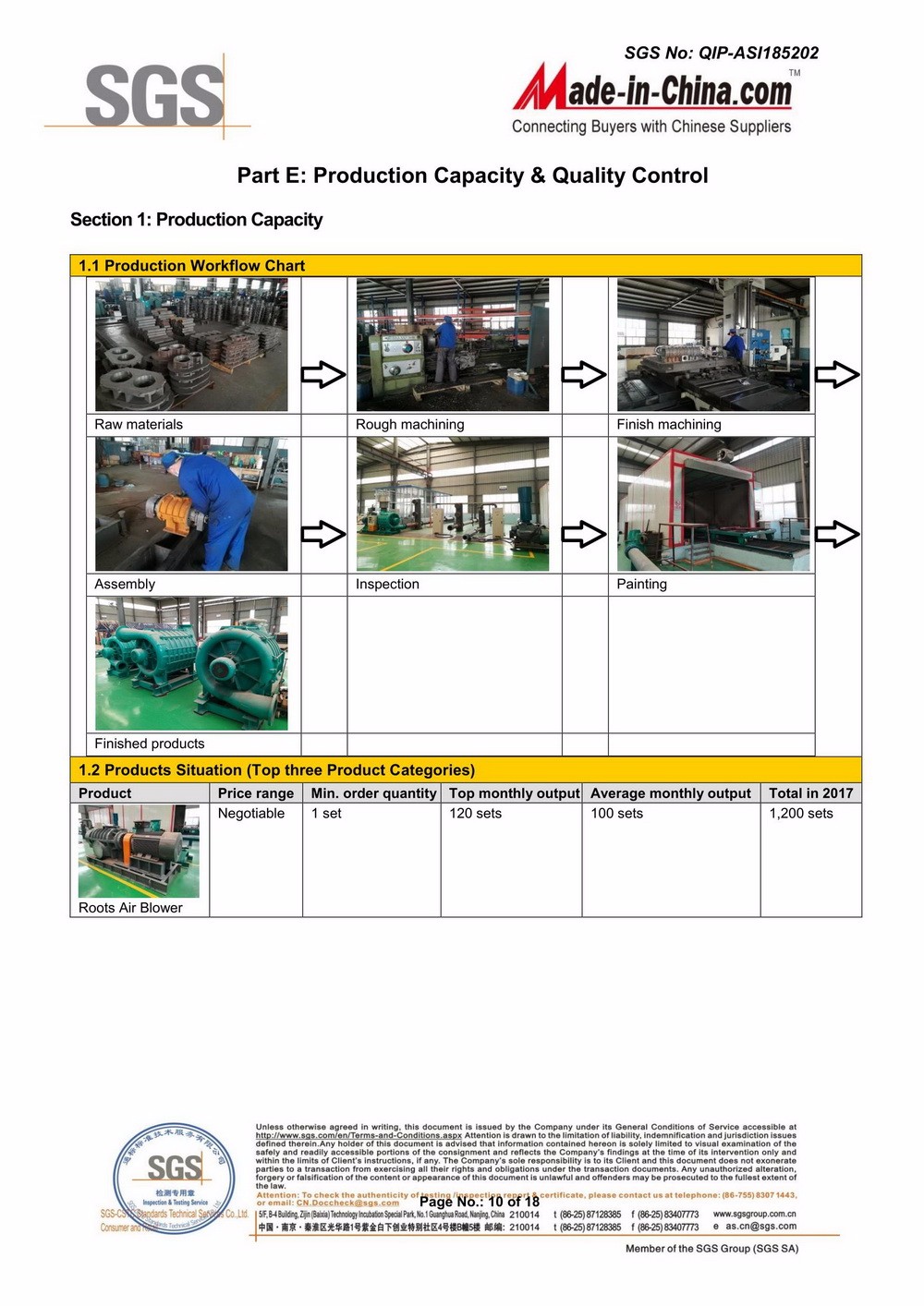 Shandong Dacheng Machinery Technology Co., Ltd. commissioned SGS to conduct company audit