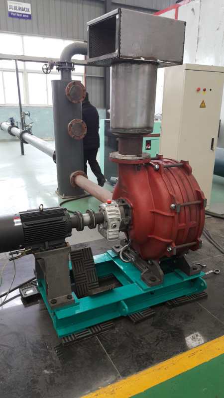 Dicheng mute multi-stage centrifugal blower test machine succeeded