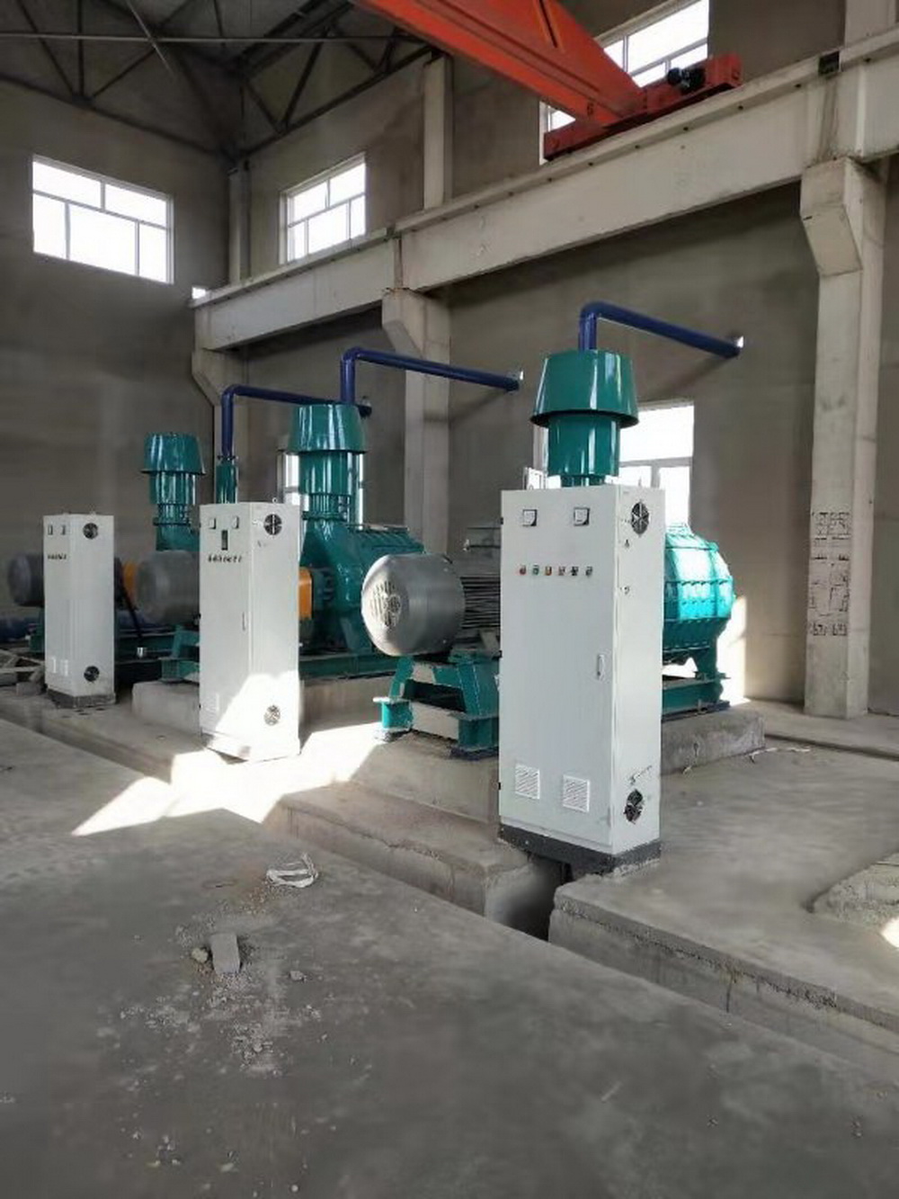 Field application of multistage centrifugal blower (turbo blower)