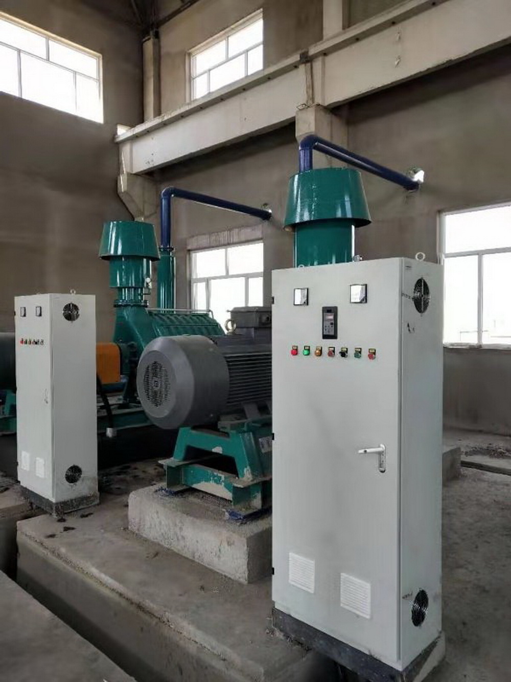 Field application of multistage centrifugal blower (turbo blower)