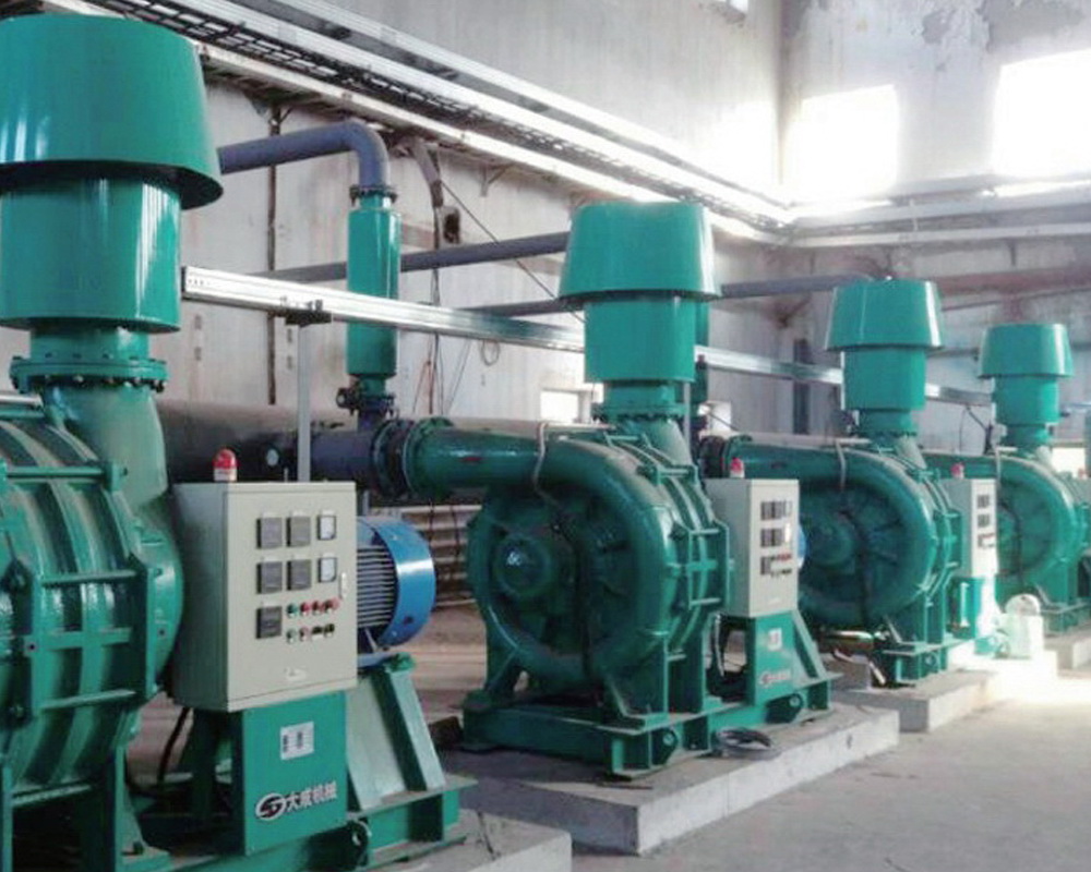 Dacheng multistage centrifugal fan makes sewage treatment more energy saving