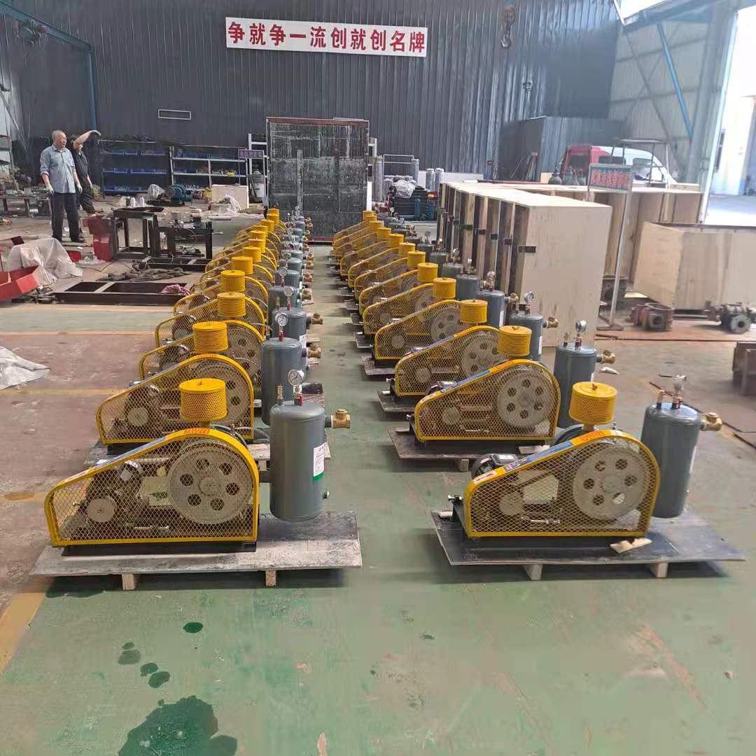 Low noise sewage treatment aeration blower-rotary vane blower