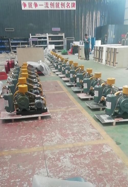 Low noise sewage treatment aeration blower-rotary vane blower