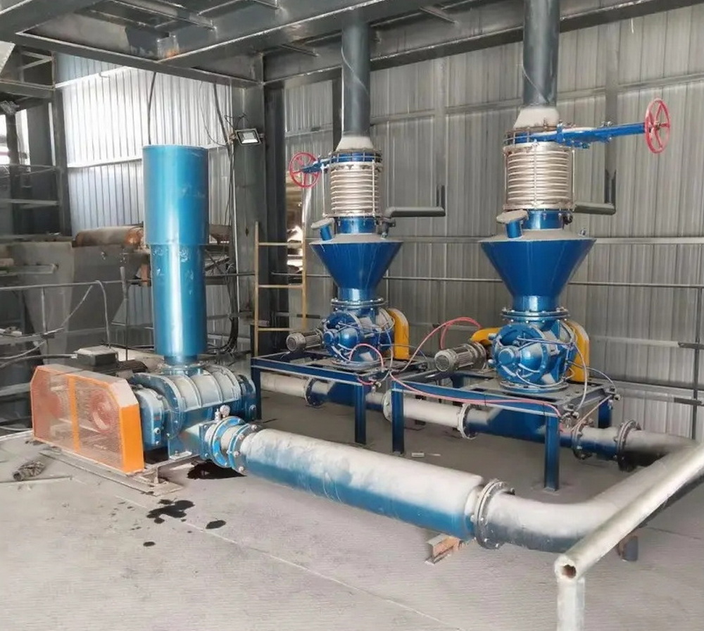 Relevant parameters of Roots blower pneumatic conveying